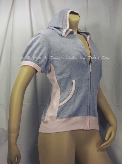 VICTORIA SECRET Puff Sleeve Hoodie Sweatshirt Medium