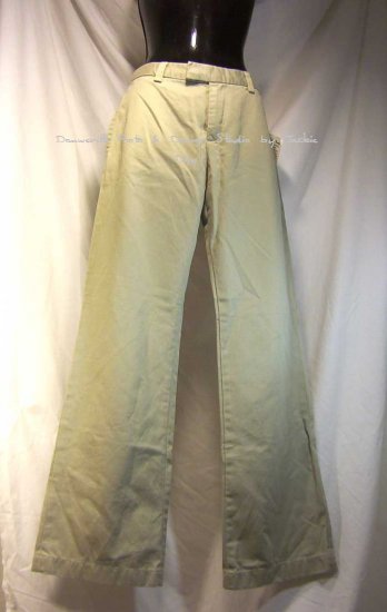 Lucky Brand LIEUTENANT PANT Khaki Chino Flat Front Size 6