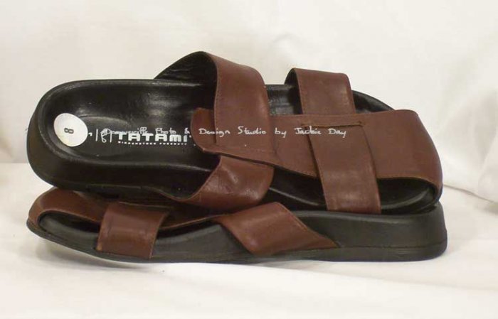 TATAMI BIRKENSTOCK LINCOLN Sandal Mens Leather Brown 8M