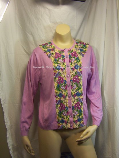 Limited Edition: StoryBook Knits SILK HANDERCHIEF Floral Cardigan