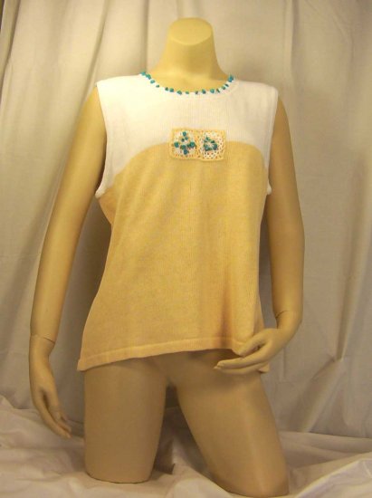 Limited Edition: Storybook Knit TURQOISE TREASURE Tank 1X