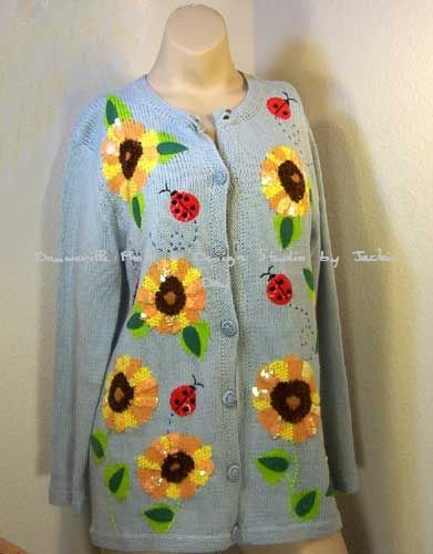 Limited Edition: Storybook Knits SUNFLOWER AMORE Sweater Small