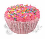 Strawberry Sweet Solid Bubblebath Cupcake