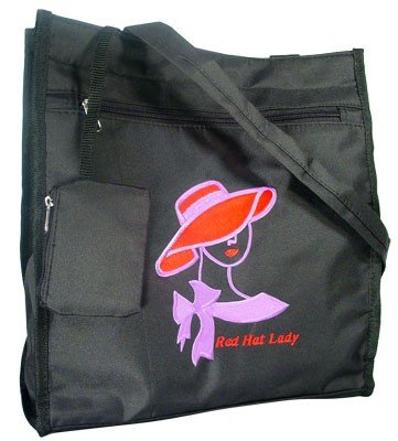 Classy Red Hat Society Lady Purse