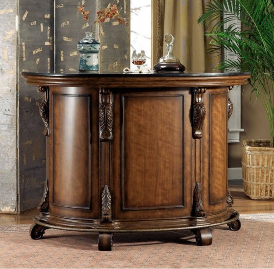 Bourbon Street Traditional Bar w/ Black Granite