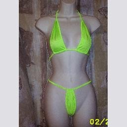 New Green Micro Mini Thong by Spicy Spot One Size
