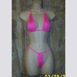 New Pink Micro Mini Thong by SpicySpot One Size