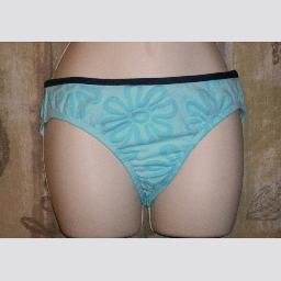 NWT By the Beach High Waist Light Blue Bikini Bottom M
