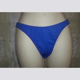 NWT Playboy Blue Rio Bikini Bottoms w Red Threading S