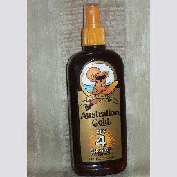 New Australian Gold SPF 4 Dark Tanning Spray Gel 8oz