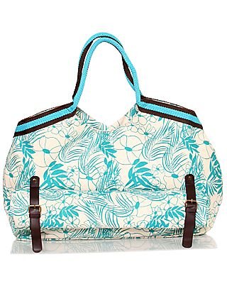 Canvas Bag with Detachable Beach Mat