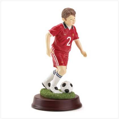 Soccer Boy Figurine