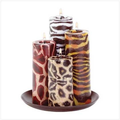 Safari Candle Set