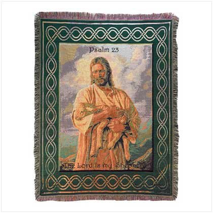 Spiritual Inspirations Tapestry Throw - Lord Is My Shepherd