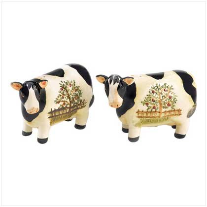 Country Cow Salt and Pepper Set