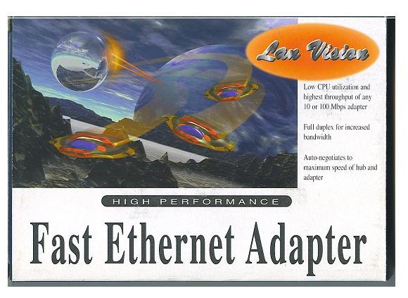 Lan Vision Fast Ethernet Adapter High Performance 10/100 - Brand New
