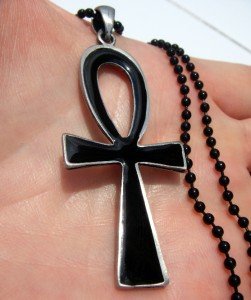 Egyptian Ankh key of eternal life goth pendant necklace WE SHIP EVERYWHERE FOR FREE!