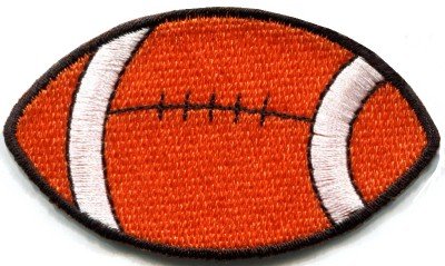 American football sports applique iron-on patch S-246