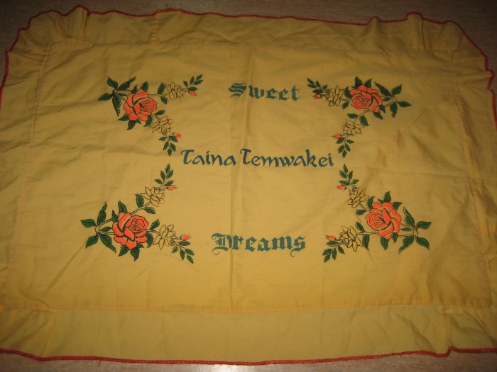 Handmade design pillow case
