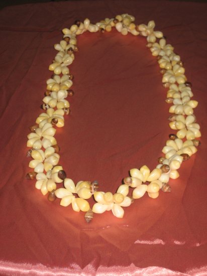 White beeds necklace