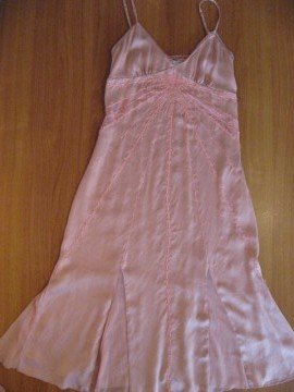 Pink Silk Evening Dress