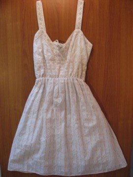 White Cotton Petite Dress