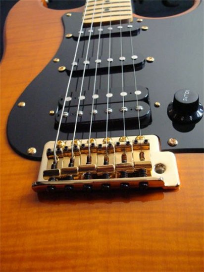 SsT Klassik Electric Guitar - Flamed Butterscotch