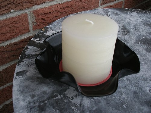 Record Candle Holder