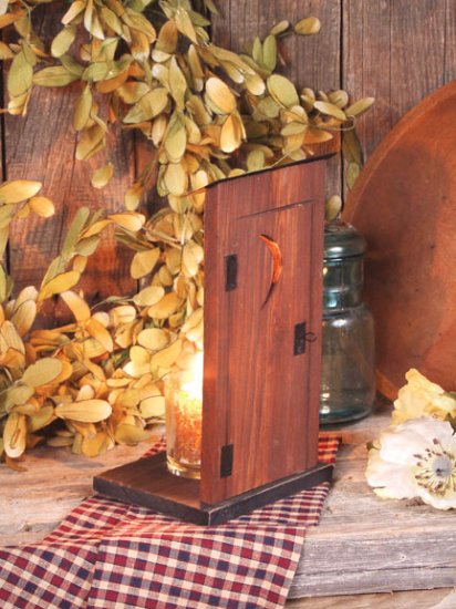 Votive Candle Holder-Outhouse