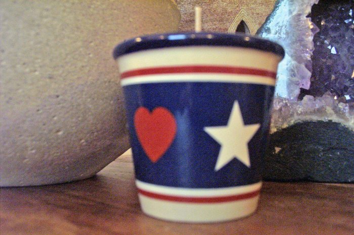 Votive Candle Holder-Classic Americana