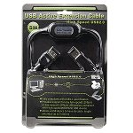 16' USB 2.0 Active Extension Cable (Black)