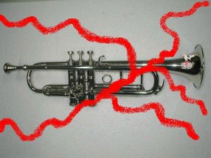 New Silver Bb Trumpet w Case