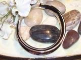 Large size silver bracelet-51723