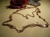 Long Gold Wrap Charm Necklace-75088