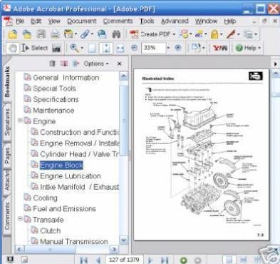 PONTIAC MONTANA 1999 2000 2001 2002 2003 REPAIR MANUAL