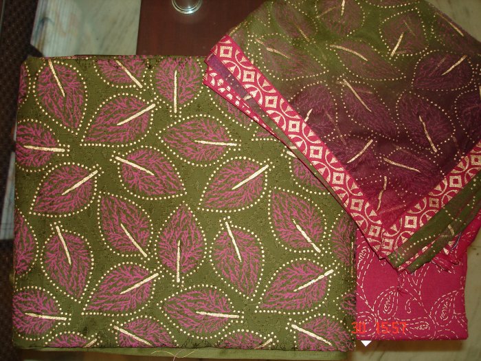 T-296: Salwar Kameez Printed Cotton Fabric