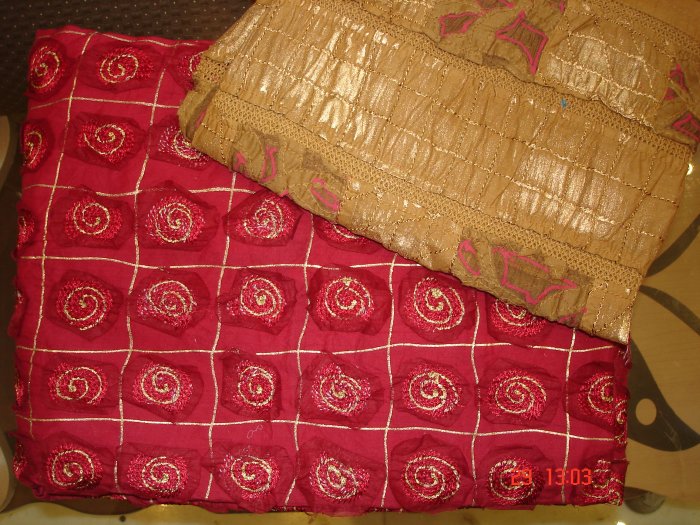 T-292: Salwar Kameez Semi Silk Designer Suit Material