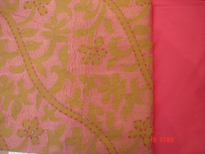 T-059: Cotton Kameez with full embroidery