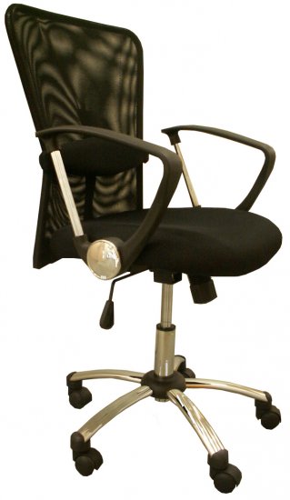 Black Mesh Chair