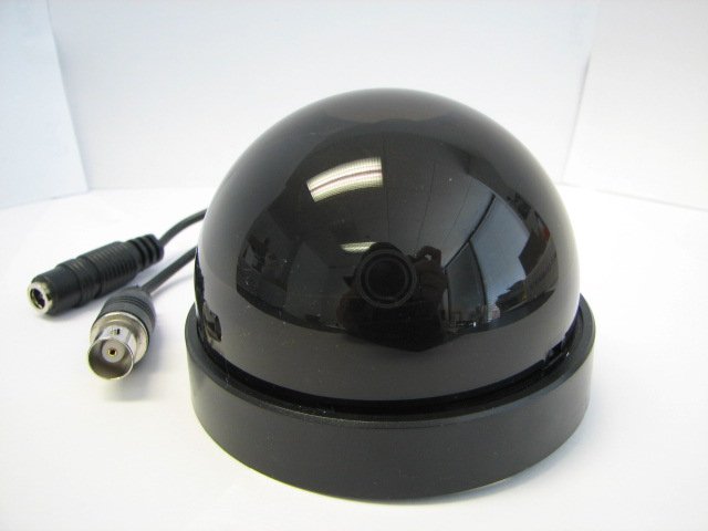 1/3" SONY Color HQ1 CCD, 540 TVL, 3.6mm Lens, Black in Color