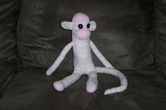 Shasta the Striped Sock Monkey