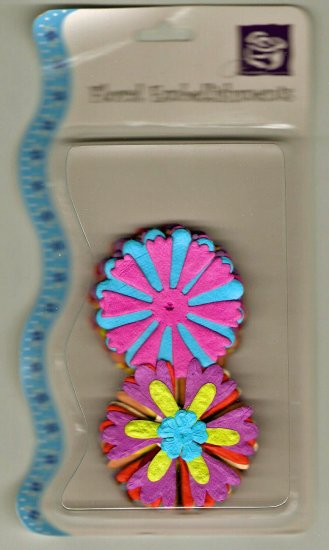 Prima Floral Embellishments Blue #519