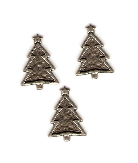 Making Memories Pewter Christmas Trees #678b