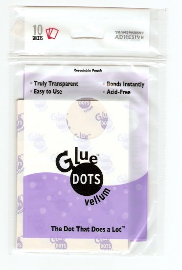 Glue Dots Vellum #558