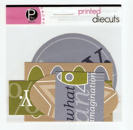 Pebbles Inc Printed Die Cuts Boys Only #563