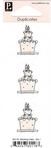 Pebbles Inc Duplicates Wedding Cake Set 1 #364