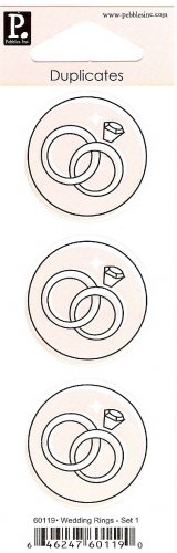 Pebbles Inc Duplicates Wedding Rings Set 1 #365