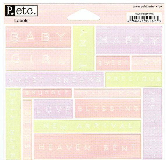 P etc Labels Baby Pink #201