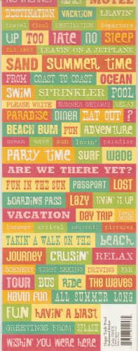 K & Company Embossed Stickers Happy Trails #313
