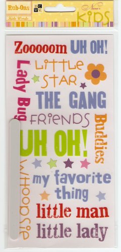 DCWV Nana's Kids Kids Words #352